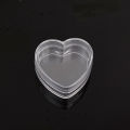 1/2Pcs Mini Transparent Plastic Storage Box Flower Heart Boxes Pill Moisture-proof Small Case DIY Jewelry Packaging. 