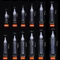 10-200ml Clear Empty Dropper Bottle with Cap Plastic Nozzle Dropper Caps. 