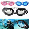 Swimming Goggles Flexible Nose Bridge Adjustable Strap Soft Silicone Frame Fog Resistant Clear Vision Comfort Fit for Children and Teens 3IN1 Set. 