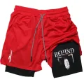 Anime Performance Shorts Toji Printed Men GYM Casual Sports Shorts Workout Running Mesh 2 In 1 Sport Short Pants. 