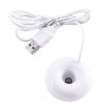 Portable Mini Humidifier Doughnut-shaped USB Atomization Spray Humidifier for Home Office Car(White). 