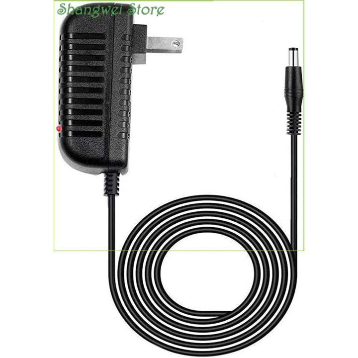 Power Adapter for Sharp XE-A107 Electronic Cash Register Cashier Machine Wall DC Power Charger Charger Cord Cable, 5 Feet, with LED Indicator, Compatible Replacement