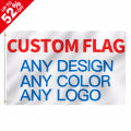 Custom Printed Flag Company Advertising Logo Sport Outdoor Banners Brass Grommets Promotion Decoration Any Size Moonlight. 