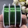 0.3/0.4/0.5/0.6/0.8/1.0mm colored copper wire for DIY jewelry making accessories. 
