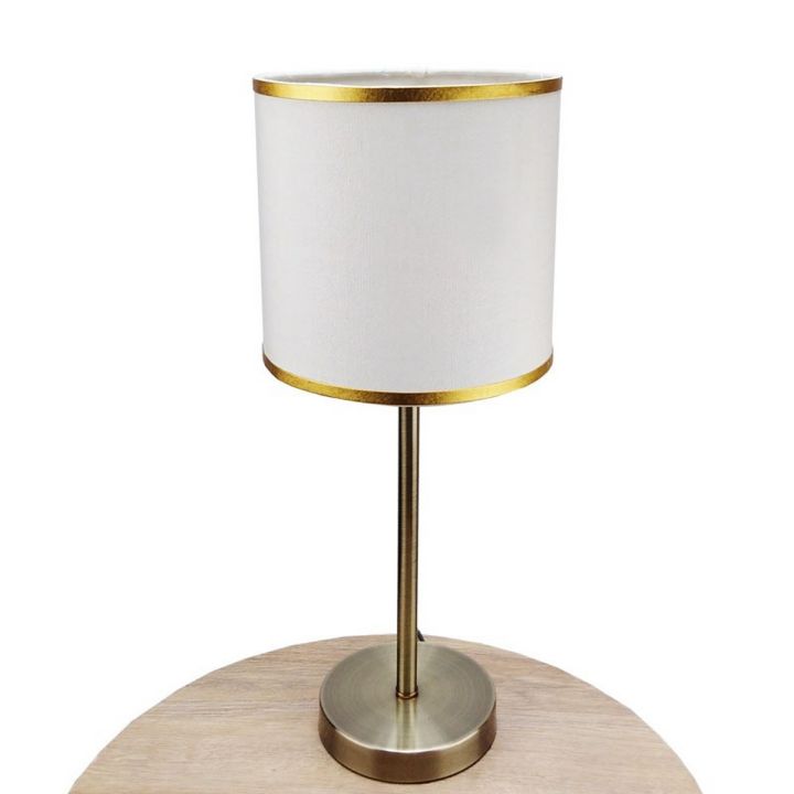 Pair of Metal Imported Electroplate Modern Design Table Lamp - TTL24 -SS