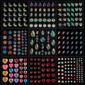 【AiBaby Store】Stars Crescent Face Gems Temporary Tattoos Eyeshadow Jewels Sticker Glitter Heart Dot Pearl Rhinestones Party Makeup. 