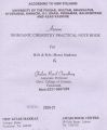 Azeem Inorganic Chemistry Practical Notebook For B.S and B.Sc (Hons) Student By Prof. Ghulam Rasool Chaudhary. 