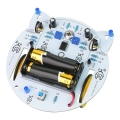 1Set MINI CAT Line Patrol Kitten Robot Welding Kit Mini Robot Electronic Learning Kit PCB. 