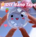 Nano tape 5 meter (Double sided Washable silicon Transparent tape) Transparent Traceless Waterproof tape PMP. 
