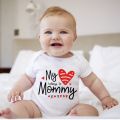 New Summer Baby Clothes My Heart Belongs to Mommy Baby Romper Cotton Baby Boy Clothes Bodysuit Baby Girl Clothes Summer 2021. 