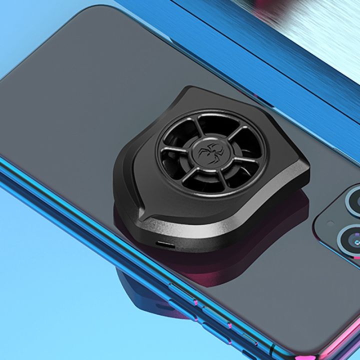 H15 Portable Phone Radiator Fan Air-cooled Phone Cooler Cooling Fan for 4-6.7 inches Phone Game Accessories