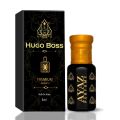 Khushboo Mahal - Hugo Black Attar - Attar For Men-Lasting 6 to 8 Hours-Lasting Fragrance For Men-100% Original. 