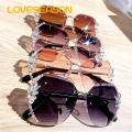 Anti-uv Glasses Stylish Rhinestone Sunglasses for Women Uv Protection Hip Hop Eye Wear for Outdoor Activities Trendy Transparent Shades with Bling Decor Lightweight Comfortable Summer Sunglasses. 