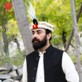 Chitrali Cap (Pakul) with Markhor | Peshawari Pakul - 100% Pure Wool. 