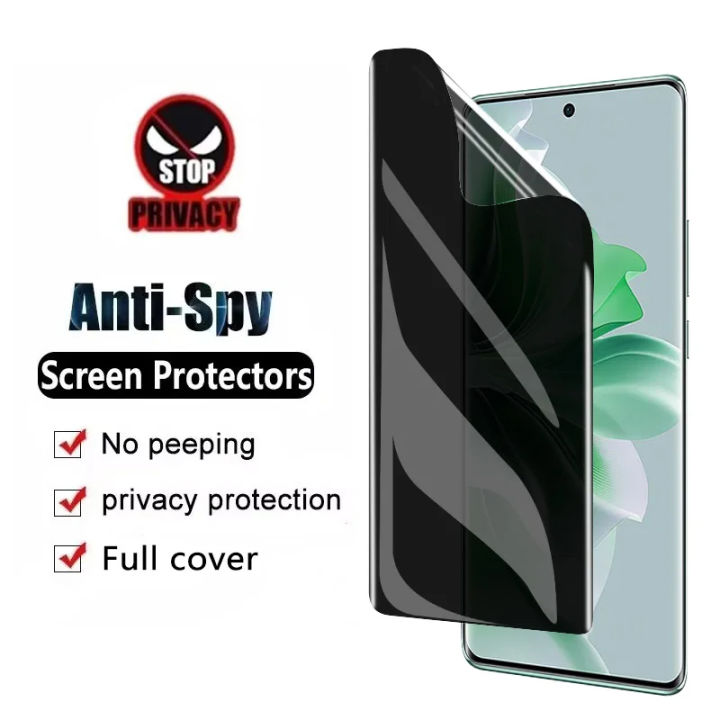 1-3PCS Privacy Hydrogel Film for Infinix Zero 30 Ultra 40 5G Screen Protector For Note 40S 40 Pro Protection Spark 20 Pro Plus