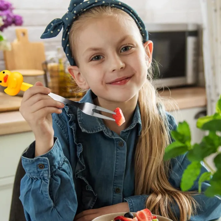 Fruit%20Fork%206%20Stainless%20Steel%20Cake%20Forks%20Small%20Duck%20with%20Jar%20Choices%20for%20Cakes%20with%20Cute%20Animals%20for%20Afternoon%20Tea%20Dessert%20Tableware%20-%20Image%207