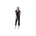 2 Piece Silk Full-Length Comfortable Night Suit For Women. 
