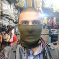 Winter Face Mask For Army,Military & Bike - Green. 