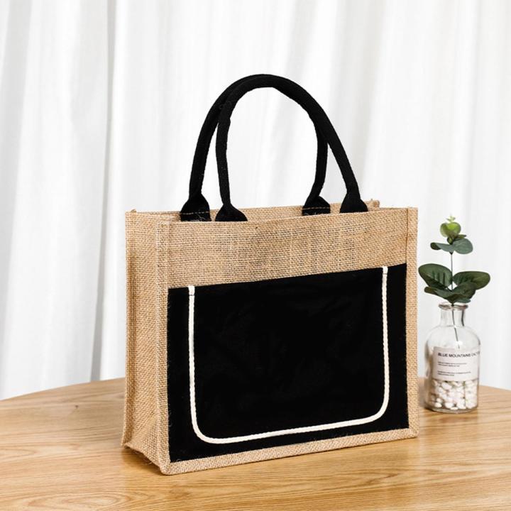 Linen tote best sale