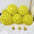 Pack of 10Pcs Leopard Print Decorative Latex Balloon For Jungle Theme Birthday Party Decoration. 