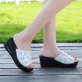 【ALLGOOD】Women's Fashionable Casual Hollow Out Wear Outside Slippers Shoes. 