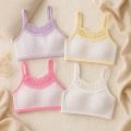 Flourish Undergarments Pack of 3 light Padded Cotton teenage Sports Bra for girls (28 to 32 ) B105. 