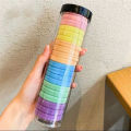 20pcs Solid Color Hair Accessories Big Rubber Band Elastic Hair Bands Rubber Band Ponytail Band Ponytail Holder. 