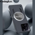 For Xiaomi 13T case Ultra Thin Frameless Case Matte Adsorption Metal Heat Dissipation Ring Cover For Mi Xiaomi 13T Pro Back Cover Phone cases. 