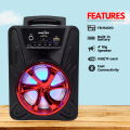 Original Portable Bluetooth Wireless Speaker With FREE Microphone ~ Rechargeable Big Sound System Loud Speaker with Mic ~ High Stereo Bass & Woofer Home MP3 Player Mobile Speaker for PC Computer & Laptop ~ Support USB, SD Card, FM Radio ~ FunBug. 