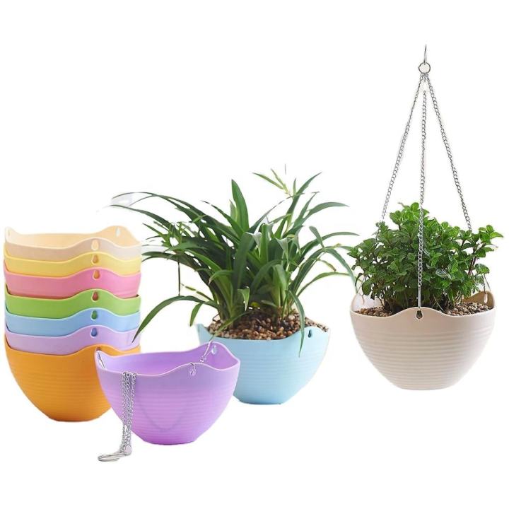 Pack%20Of%204%20Wall%20Hanging%20Pot%20With%20Chain%20-%20Multicolor%20-%20Image%203