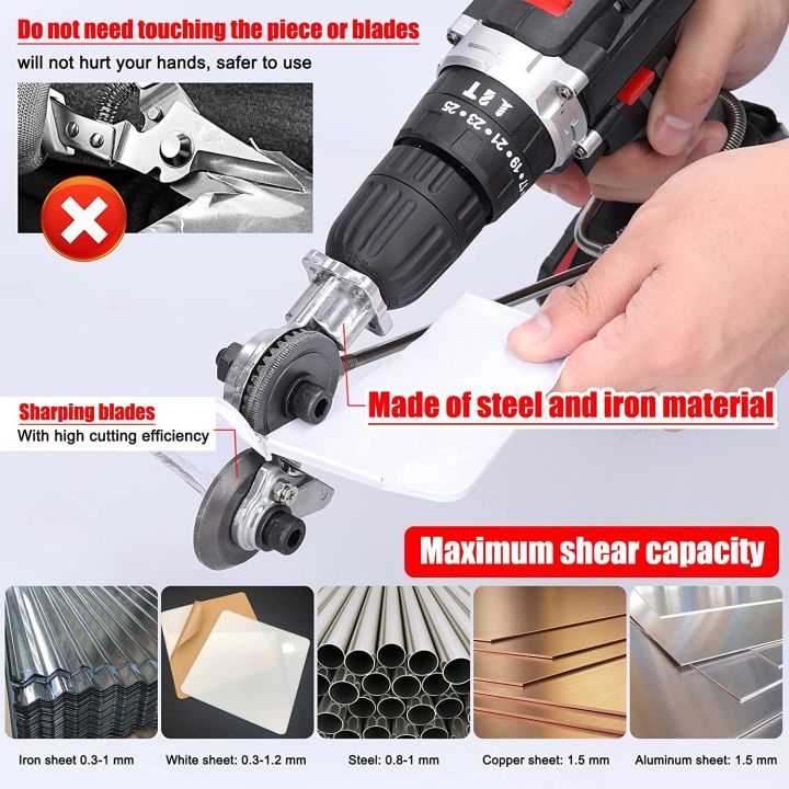 Electric%20Drill%20Refitting%20Plate%20Cutter%200.8-2mm%20Metal%20Iron%20Tin%20Plate%20Cutting%20Tool%20Impact%20Drill%20Modified%20To%20Electric%20Shears%20Adapter%20-%20Image%203