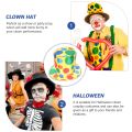 Clown Hatcostume Cosplay Party Decoration Hats Caps Circuspolka Dotrainbow Performance Cap Propsscary Big Funny Headwear Prop. 