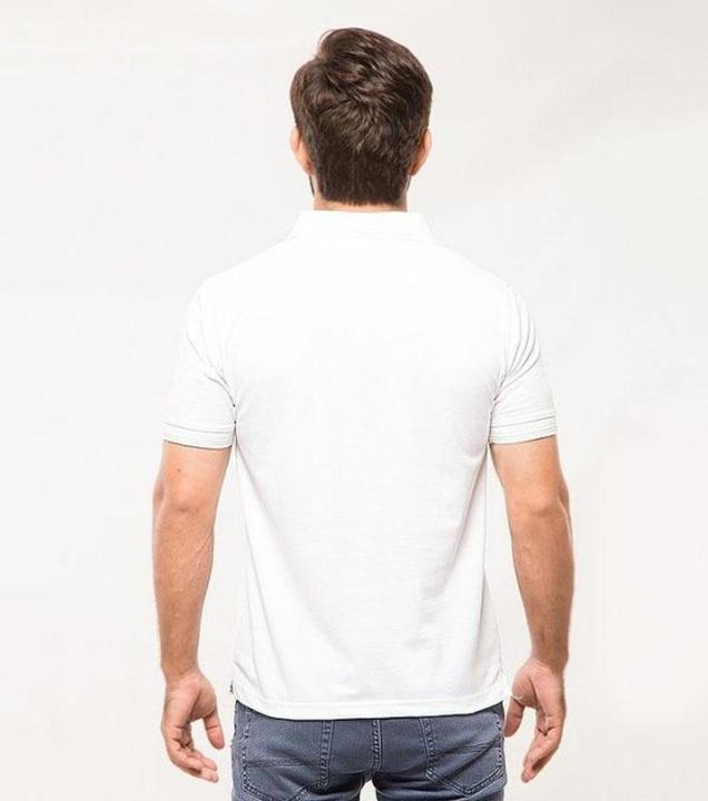 White%20Cotton%20Casual%20Polo%20Tshirt%20For%20Men%20-%20Image%204
