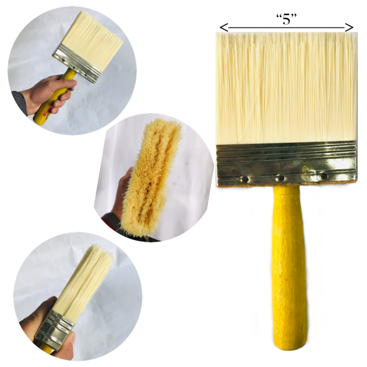 wood%20Handle%20Paint%20Brush%20Painting%20Tool%205Inch%20high%20quality%20-%20Image%202