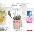 Imperial ( Iran ) Kitchen Utensils High Quality Spoon Holder Rack ,Cutlery stand Rust Proof Thick Paint Coated  White ( Imported ). 