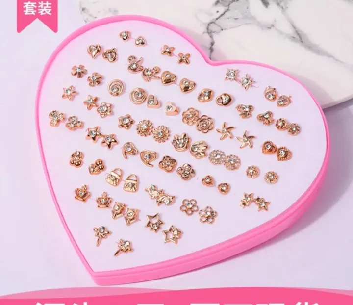 36%20Pairs%20Earrings%20Set%20with%20Box%20%E2%80%93%20Random%20Stud%20Earrings%20(6/12/24%20Pairs%20Without%20Box%20Option)%20%7C%20Cartoon%20Heart%20Shape%20Packaging%20%7C%20Hypoallergenic%20Plastic%20&%20Metal%20Earrings%20for%20Women%20&%20Girls%20-%20Image%202