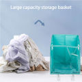 Closet Caddy Laundry Basket Can Enables To Retrieve Items From High Shelvesand And Perfect For All Storage Needs/With Clear Front Panel. 