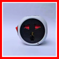 2 Pcs 2 Pin-Plug to Multi Socket Travel Plug Adapter. 
