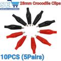 10/20PCS Crocodile Clips 28mm Alligator Clip. 