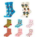 【Happytree】 Cute Women Socks Cartoon Animal Food Fruit Socks Kawaii Funny Trendy Socks Happy Harajuku Casual Socks Autumn Spring Stocking. 