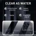 Infinix Note 30 Pro Back Cover Airbag Anti-Fall Crystal Transparent Soft Clear Silicon Ultra Thin Protective Case. 