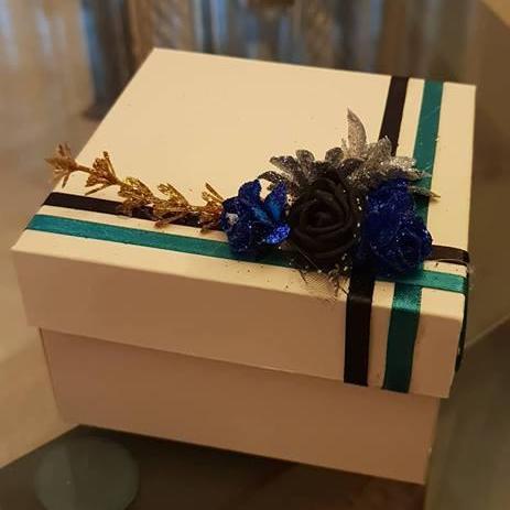Set of 4 Valentines Favor Boxes/Gift Boxes/Bid Boxes