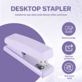 1 PCS Stapler Office Stapler For Desk Portable Durable Staplers Office Supplies (Purple). 
