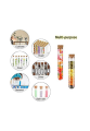 Glass Test Tubes 12mm 150mm for Lab Science Experiments, Party Decoration, Candy Storage, Plant Breeding. 