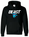 Black Mr Beast Hoodie Youtuber Cotton For Mens and Womens. 
