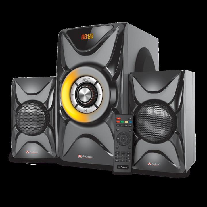 Audionic Vision 15 Plus - 2.1 Channel Hi-Fi Speakers,360 lights , LED display