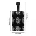 Chinese Dragon Luggage Tags Custom Japanese Oriental Mythical Baggage Tags Privacy Cover ID Label. 