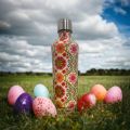 Tropical Floral Print 17 oz 500 Ml Double Walled Vacuum Insulated Stainless Steel Water Bottle Vacuum Flask Travel Mug Thermal Coffee Cup. 