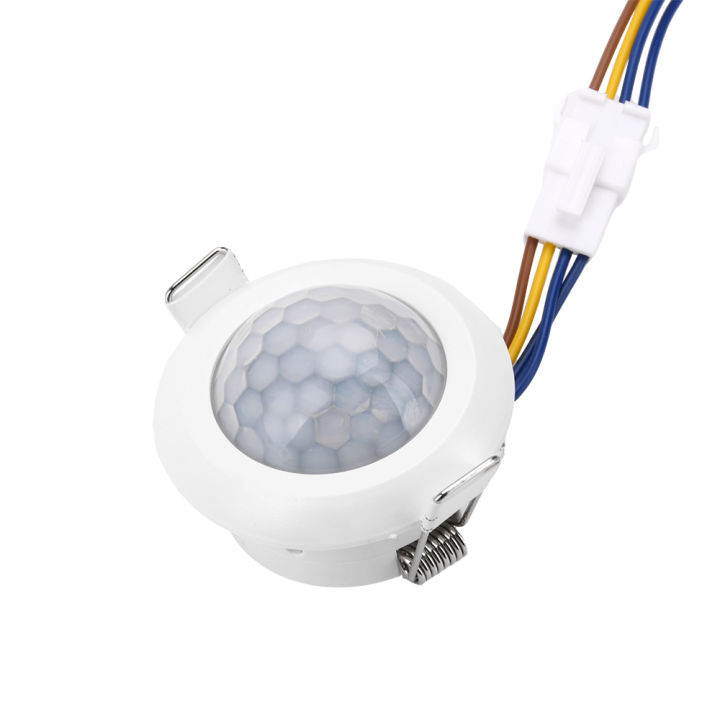 Adjustable LED Night Light Sensor Switch PIR Infrared Human Body Induction Motion Sensor Detector Switch 2024