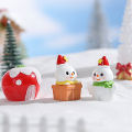 Snowman Ornament Delicate Snowman Tree Micro Landscape Model Decor. 